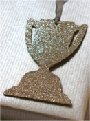 Image of Glitter Tag - Slender Trophy