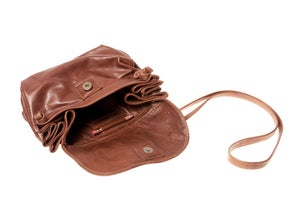Image of Small Cross Body Leather Bag (Good Girl) 