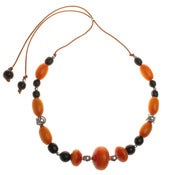 Image of Copal & Ebony Necklace
