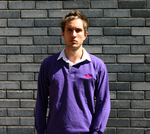 Image of Slim Custom-Fit Crest Rugby (Purple)