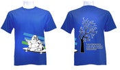 Image of Blue Longboard Buddha t-shirt