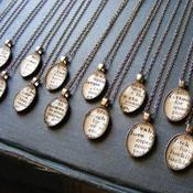 Image of Vintage Dictionary Word Necklace