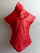 Image of Burgundy Shantung Silk Tunic Top . IT1001