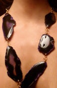 Image of Deep Purple Agate Necklace