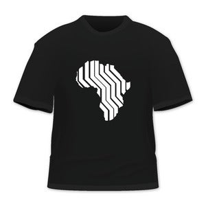 Image of Men's Africa Logo - Black T