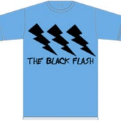 Image of the black flash t-shirt (sharkblue)