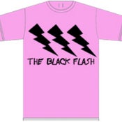 Image of the black flash t-shirt (pink)