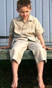 Image of Little Linens Capri Shorts