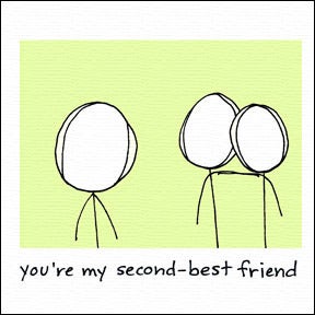 Image of you're my second-best friend