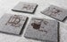 Image of coffee four ways - industrial felt coaster set