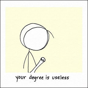 Image of your degree is useless