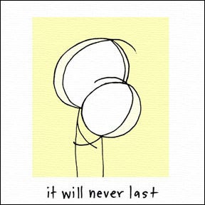 Image of it will never last