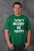Image of Unisex and Women's Kelly Green shirt with White Lettering