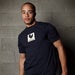 Image of Navy Soft Damaged Logo (20% OFF!)