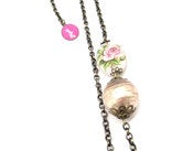 Image of Sautoir "Romantique à la rose"