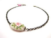 Image of Collier "Romantique à la rose" 