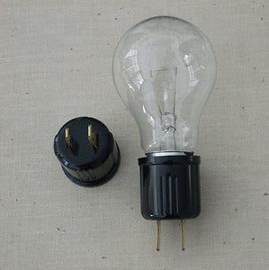 Image of MACHINE AGE PLUG IN LIGHT BULB SOCKET ADAPTER