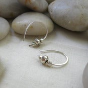 Image of Silver Horseshoe Earrings