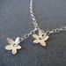 Image of flower drop necklace