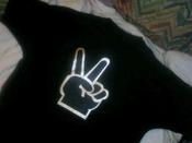 Image of PEACE SIGN T-SHIRT (men n woman)