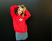 Image of TBBBC Women's Harmony Crewneck (Red)