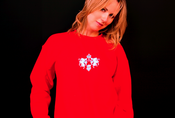 Image of TBBBC Women's Harmony Crewneck (Red)
