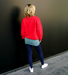 Image of TBBBC Women's Harmony Crewneck (Red)