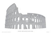 Image of Colosseo 24"x16" Signed Poster (Pearl)