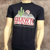 Image of Navy Cactus T-Shirt- 1007