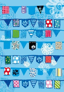 Image of Flags Greeting Card