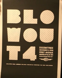 Image of Doomtree Blowout 4 -Screen Printed Poster