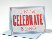 Image of Let's Celebrate & BBQ card