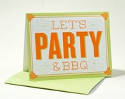 Image of Let's Party & BBQ card
