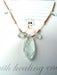 Image of Aqua silk charm