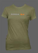 Image of Area54 Ladies Tee - Military Green