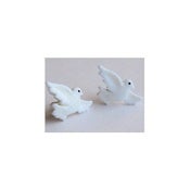 Image of Swooping Dove Bird Studs
