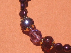 Image of Purple Pearl Passion Bracelet