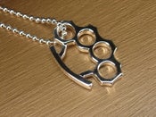 Image of Brass Knuckle Necklace