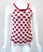 Image of Reversible Bubble Vest-White and Red
