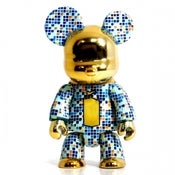 Image of 2.5" Groninger Museum Qee Bear - Turquoise blue