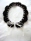 Image of Kolihaus Collection : Hand Crocheted Brown Collar