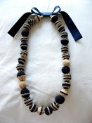 Image of Kolihaus Collection : Hand Crocheted Blue Necklace