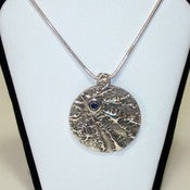 Image of PMC Necklace – Gothic Explosion Pure Silver PMC Pendant