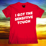Image of Limited Edition Red "Sensitive Touch" GIRL T-Shirt