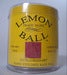 Image of LEMON BALL lemon peel baseball, Tan with Red Stitches