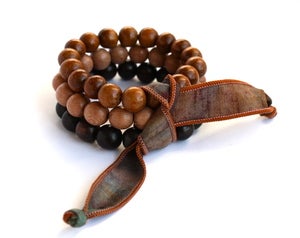 Image of Trio of Wood Bead Bracelets