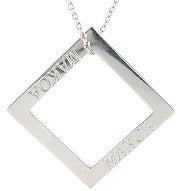 Image of He'e Nalu Sterling Silver MAKOA (COURAGE) Pendent on Sterling Silver Chain