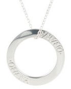 Image of He`e Nalu Sterling Silver Hawaiian OHANA (FAMILY) Pendent with Sterling Silver Chain