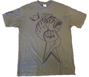 Image of FISH MEDAL - army green