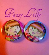 Image of Pansy Lilly small buttons set